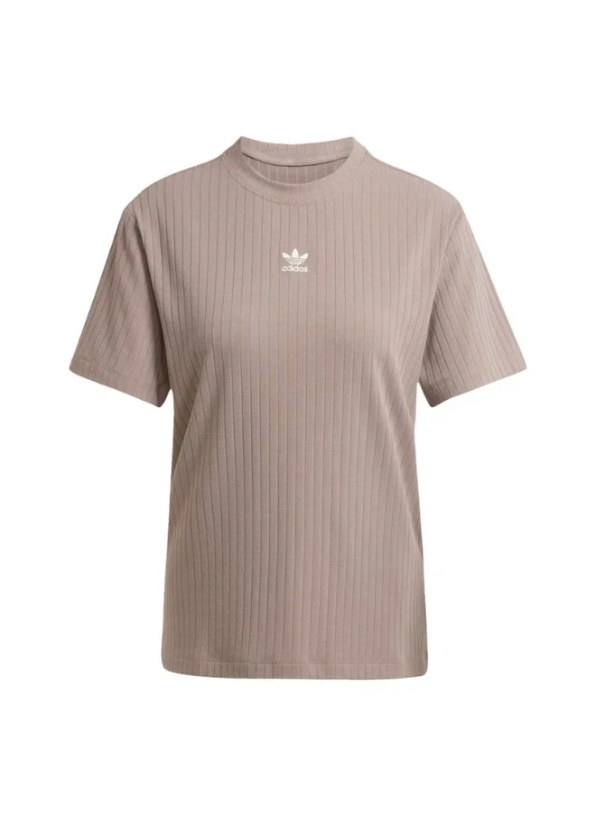 Adidas adidas ESS WR TEE Brown Originals Women T-SHIRTS
