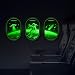 Robmoda Glow in The Dark 3D Space Wall Decals Set of 3 Galaxy Window Stickers for Wall Space Themed Room Decor for Kids Boys Green - Image 2