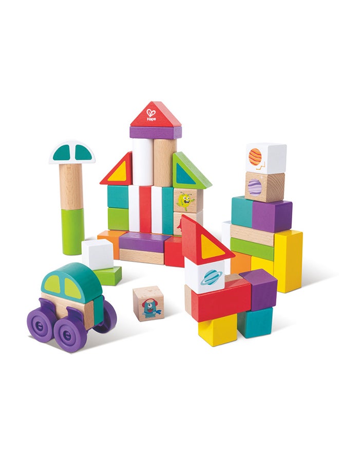 Hape - Space Monster Stacking Blocks 12M+ - Image 1