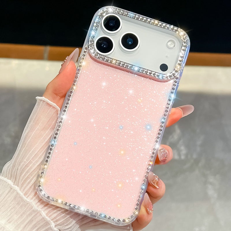 17Air Sparkling Diamond Hello Kitty Case with Stand for iPhone 17Air, Compatible with Apple 16 15Pro - Image 1