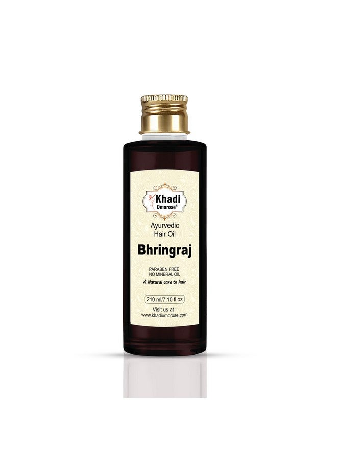 KHADI Omorose Bhringraj Hair Oil |Controls Hair Fall | Promotes Healthy Hair Growth | Mineral Oil Free | Makes Hair Strong, 210Ml - Image 1