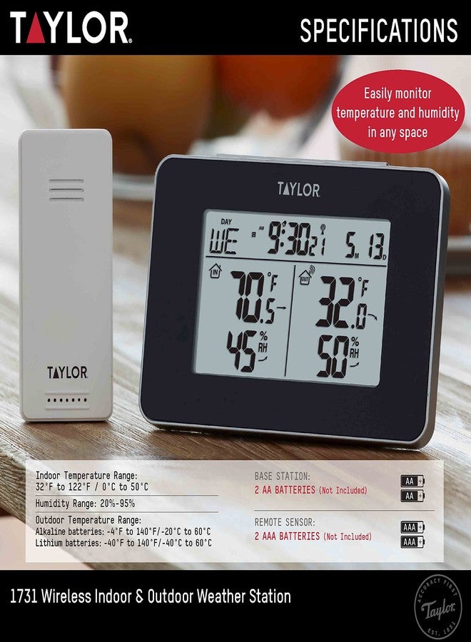 Taylor Precision Products Wireless Digital Indoor/Outdoor Weather Station - Image 4