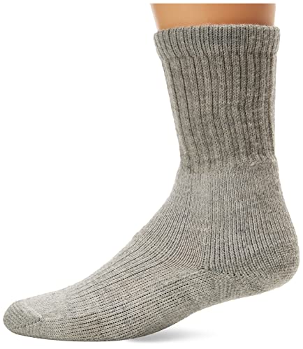 thorlos mens Tkx Max Cushion Trekking Crew athletic socks, Grey, Large US - Image 5