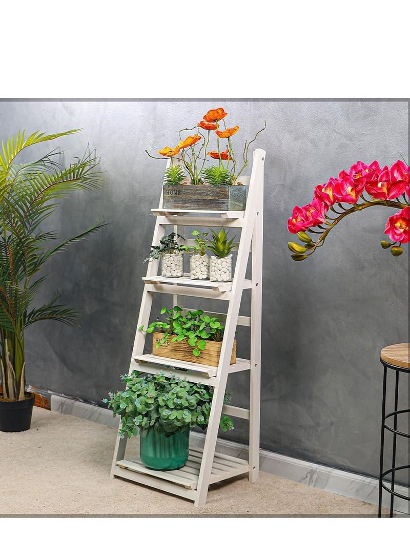 Generic FFD Plant Stand Indoor Flower Pot Wood Foldable Tiered Corner Plants Stands Shelves Planters Holder Rack  - Image 1