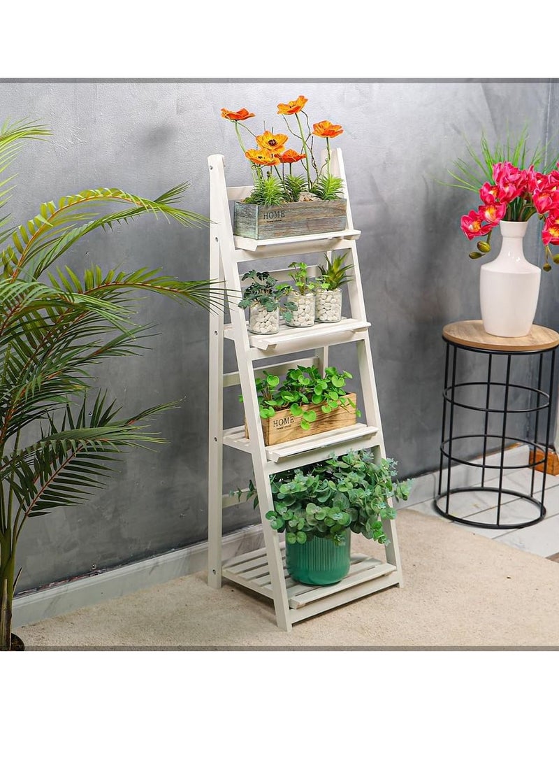 Generic FFD Plant Stand Indoor Flower Pot Wood Foldable Tiered Corner Plants Stands Shelves Planters Holder Rack  - Image 2