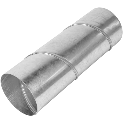 Repa Market Spiral Air Duct 4 Inch/Galvanized Steel Ventilation Pipe for HVAC Systems/Round Ducting Tube – Rust-Resistant Metal Air Flow Channel – for Residential, Commercial, Industrial Use - Image 1