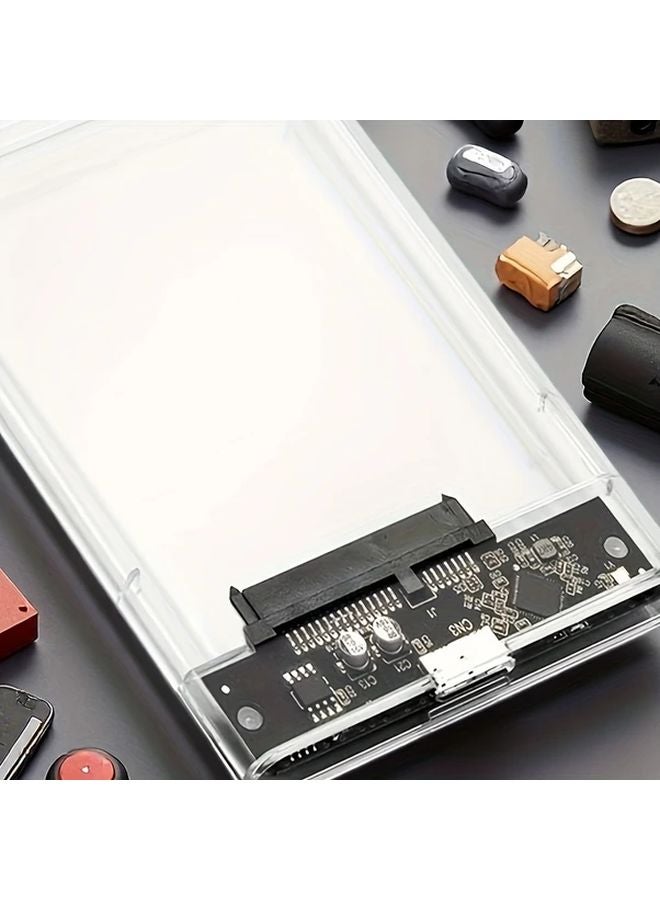 علبة محرك الأقراص الثابت من USB إلى Micro B، علبة USB 3.0 SATA III خالية من الأدوات لمحركات أقراص SSD وHDD مقاس 2.5 بوصة - Image 1