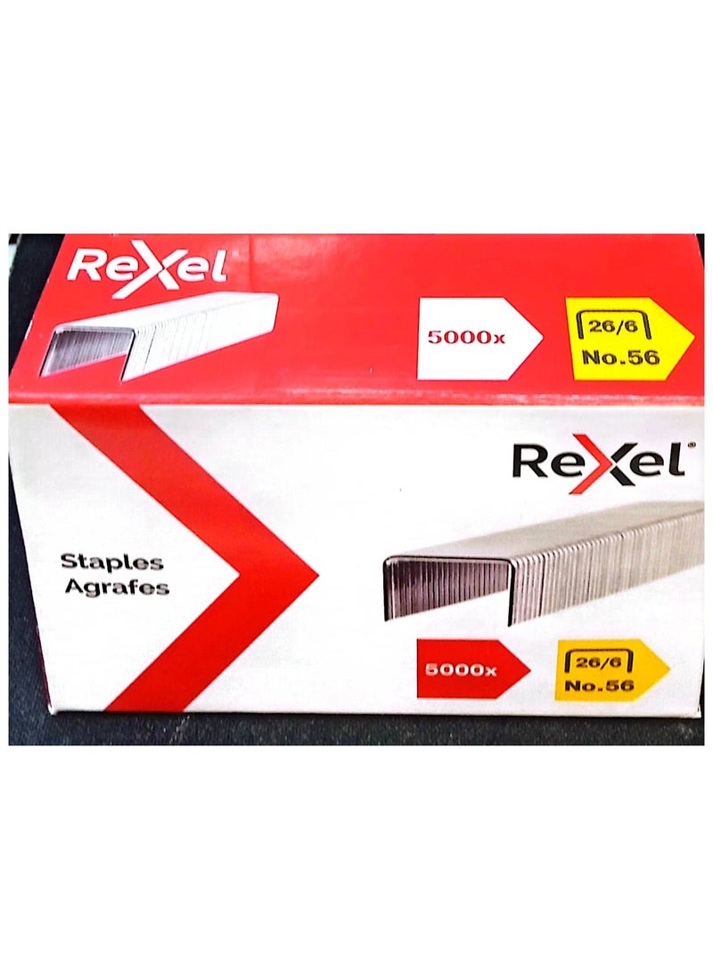Rexel 5000-Piece Stapler Component Pins Silver  - Image 1