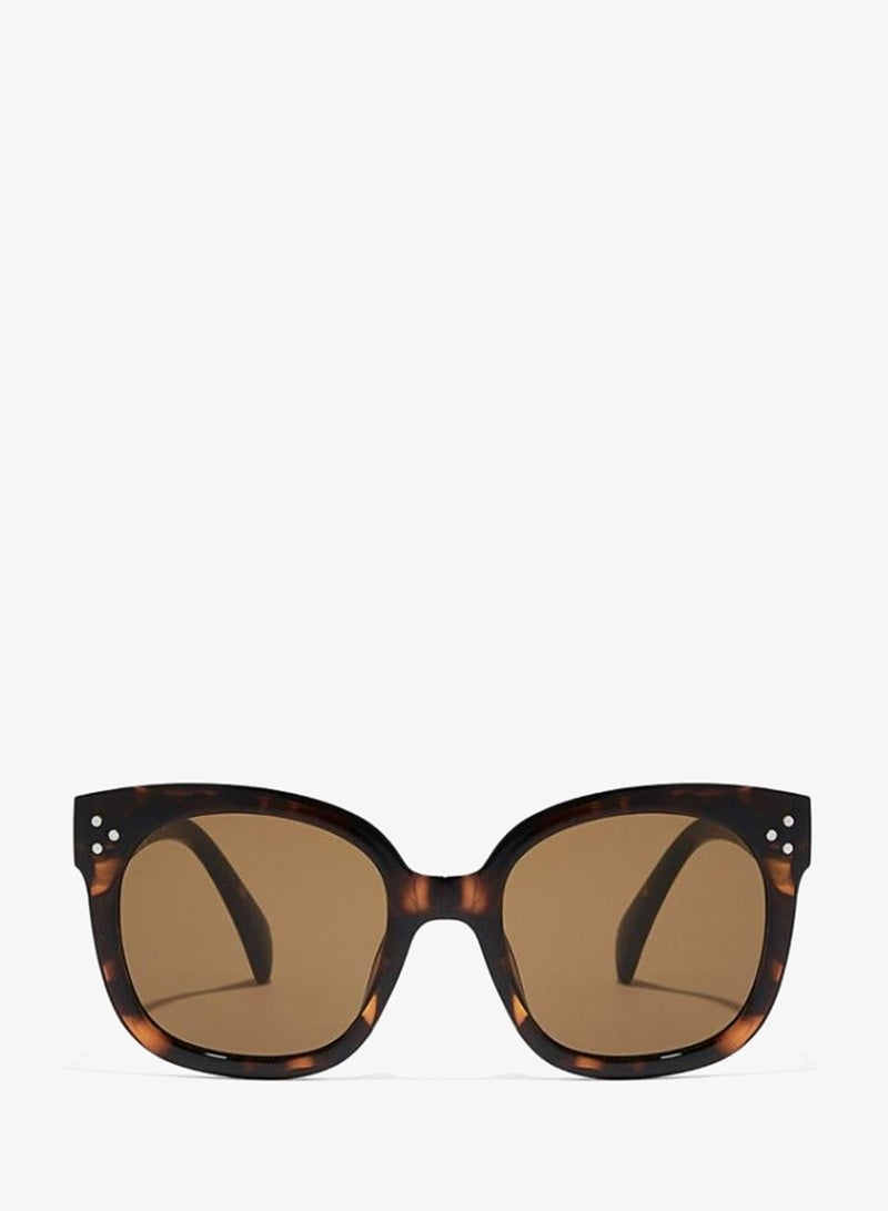 BlackOut VEXI Women Tortoise Sunglasses - Frame Material: Thermoplastic Rubber (TR90)- Frame Color: Tortoise-Lens Color: Brown  - Full Rim - Image 1