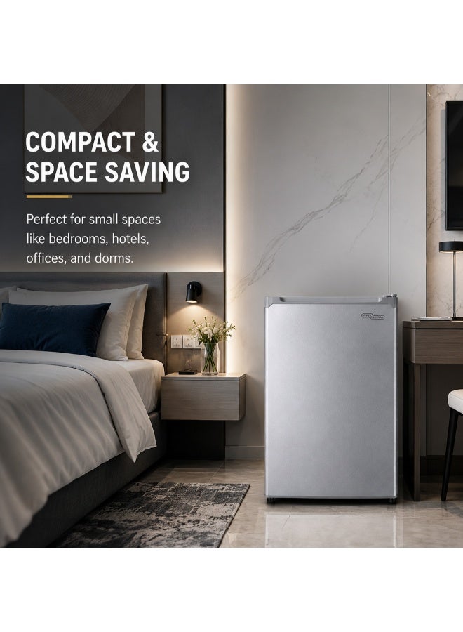 SUPER GENERAL 110 Liters Gross, 92 Liters Net Single Door Defrost Refrigerator, Inox - SGR135AN SGR135AN Inox - Image 3