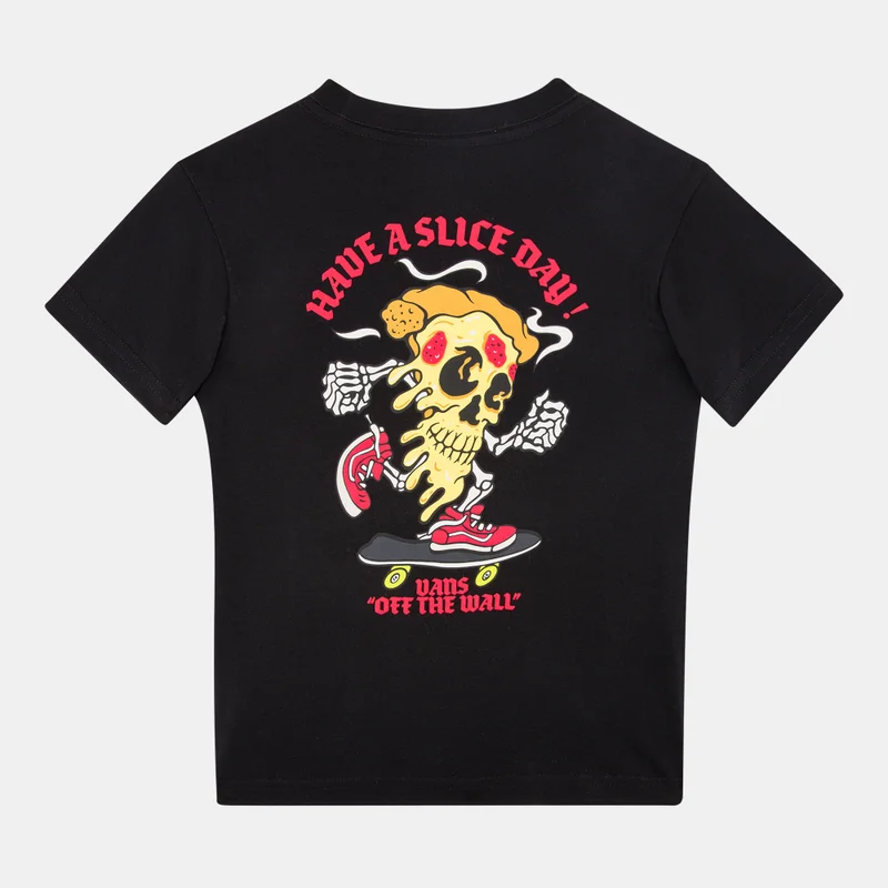 VANS Kids' Pizza Skull T-Shirt