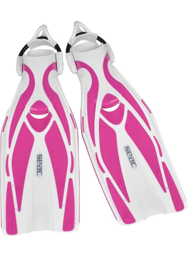 Seac SEAC Unisex's F1 S, High Performance and Ultralight Diving Fins with Elastic Strap, 730 Grams  - Image 4