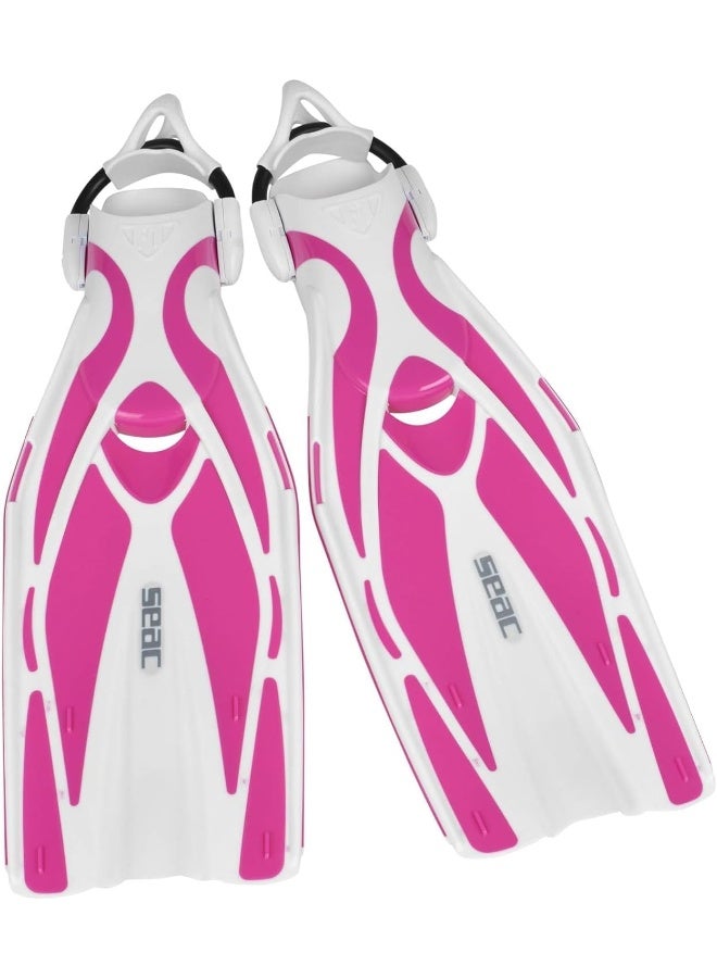 Seac SEAC Unisex's F1 S, High Performance and Ultralight Diving Fins with Elastic Strap, 730 Grams  - Image 1