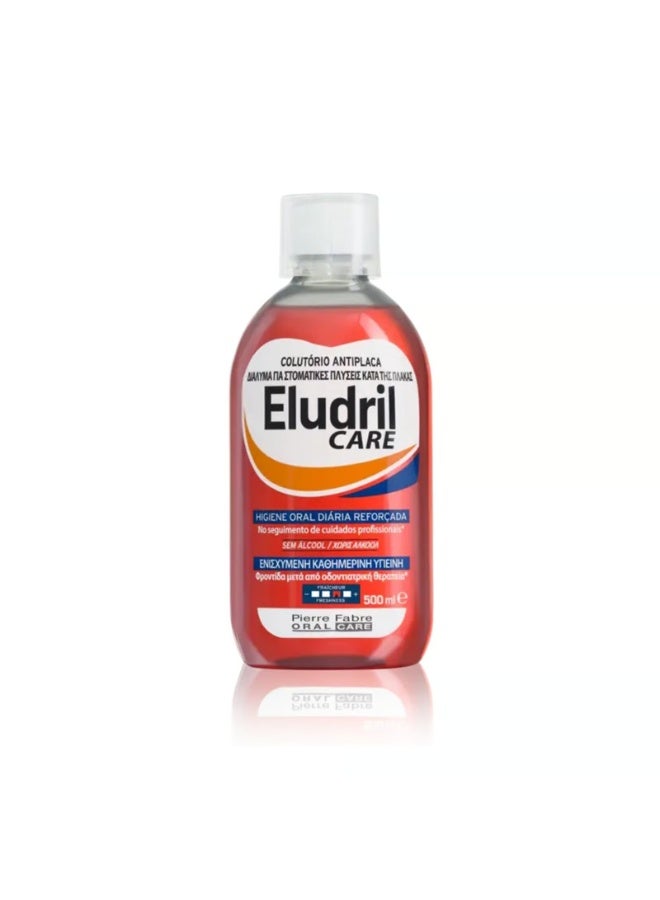 Eludril Care Antiplaque Mouthwash 500ml - Image 1