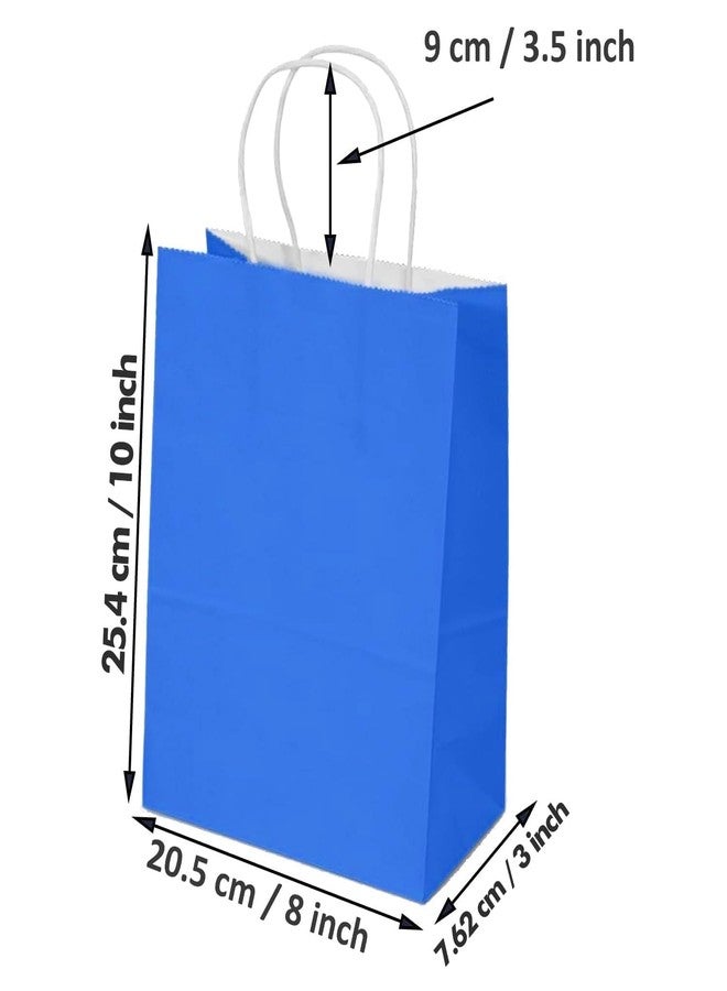 Aakriti Paper Gift Bags with Handles, Pack of 50 – 5 Vibrant Colors (10 Each) – Recyclable Kraft Bags for Birthdays, Weddings, Parties, Shopping, and Retail – 10 x 8 x 3 Inch - Image 3