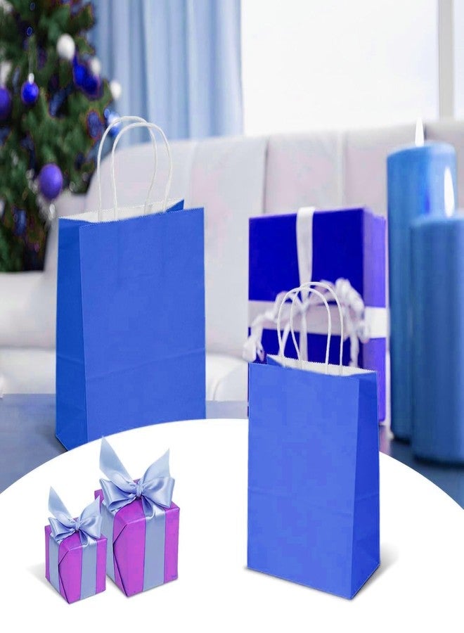 Aakriti Paper Gift Bags with Handles, Pack of 50 – 5 Vibrant Colors (10 Each) – Recyclable Kraft Bags for Birthdays, Weddings, Parties, Shopping, and Retail – 10 x 8 x 3 Inch - Image 5
