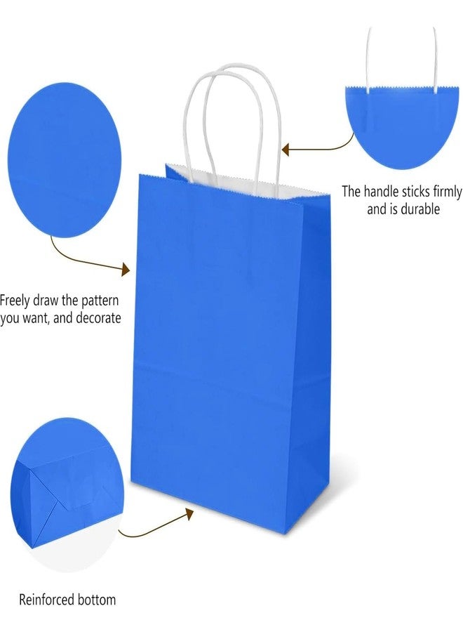 Aakriti Paper Gift Bags with Handles, Pack of 50 – 5 Vibrant Colors (10 Each) – Recyclable Kraft Bags for Birthdays, Weddings, Parties, Shopping, and Retail – 10 x 8 x 3 Inch - Image 4