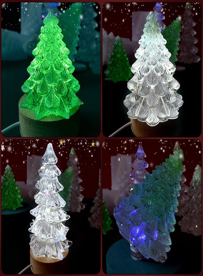 ZAKVOOR 2 Pcs 3D Christmas Tree Shape Resin Casting Silicone Mold for DIY Xmas Decoration Aromatherapy Candles Wax Plaster Polymer Clay - Image 4