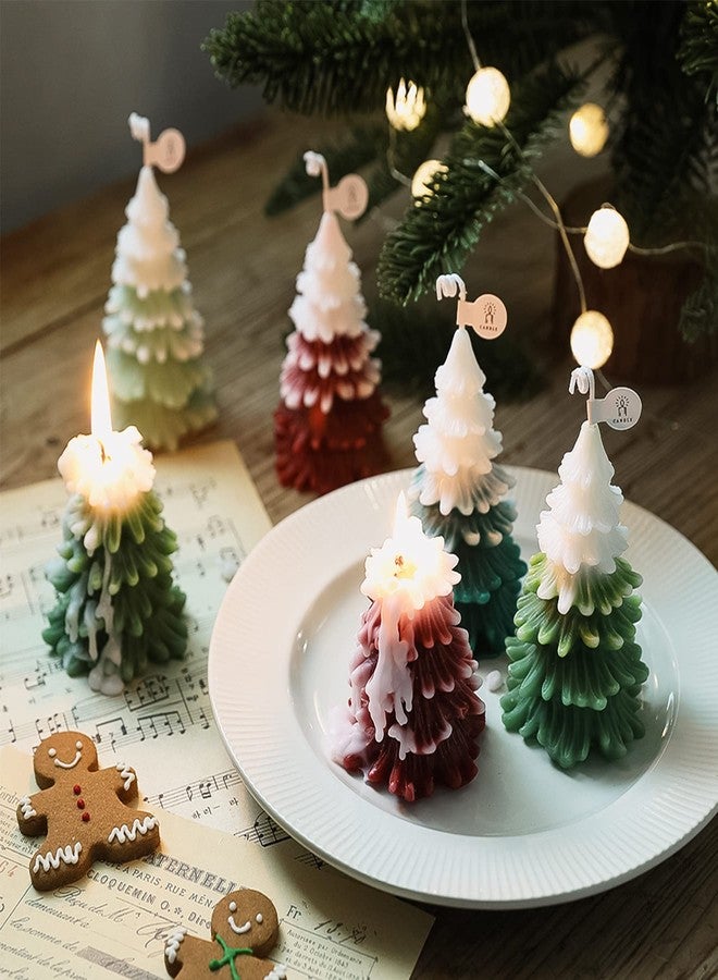 ZAKVOOR 2 Pcs 3D Christmas Tree Shape Resin Casting Silicone Mold for DIY Xmas Decoration Aromatherapy Candles Wax Plaster Polymer Clay - Image 5