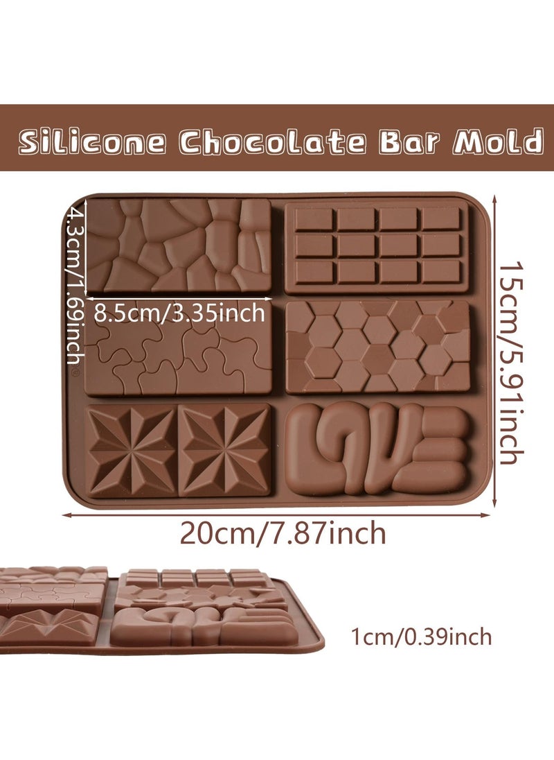 Beauenty Chocolate Tray Mould, Silicone Chocolate Mould, Ideal for Candy Bars, Melted Waxes, Protein Waffles, and Home Baking  - Image 3