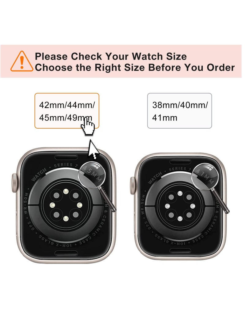 BORTONY Apple Watch Band 42mm 44mm 45mm 49mm Stainless Steel Loop Magnetic Clasp Bands for iWatch Ultra Series 8 SE 7 6 5 for Unisex - Image 2