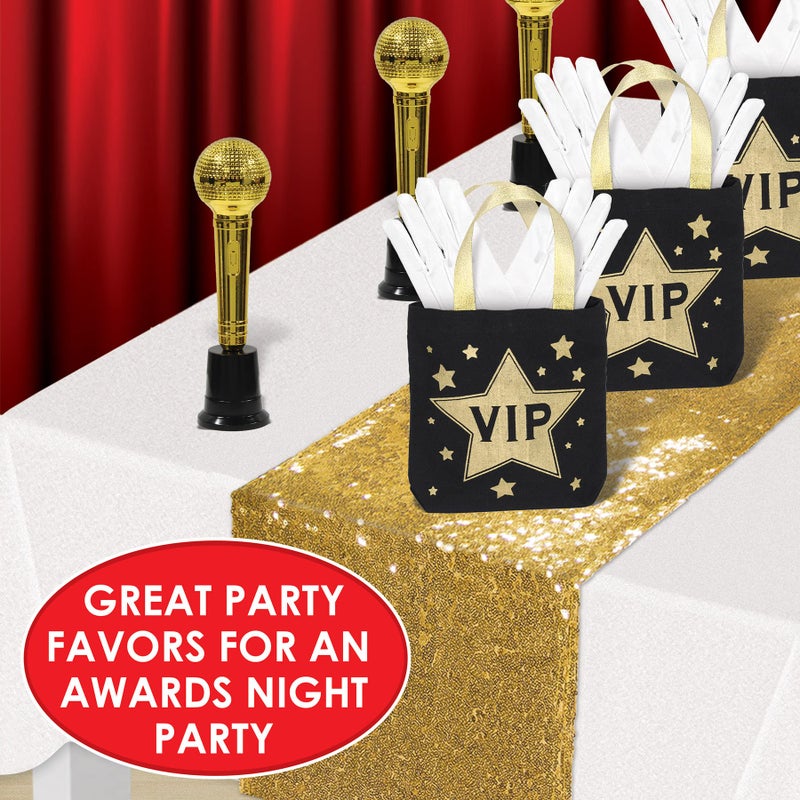 Beistle Deluxe Theatrical Gloves - White - Image 5