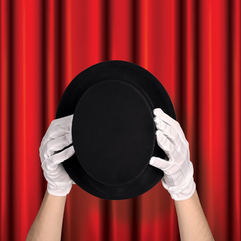 Beistle Deluxe Theatrical Gloves - White - Image 3