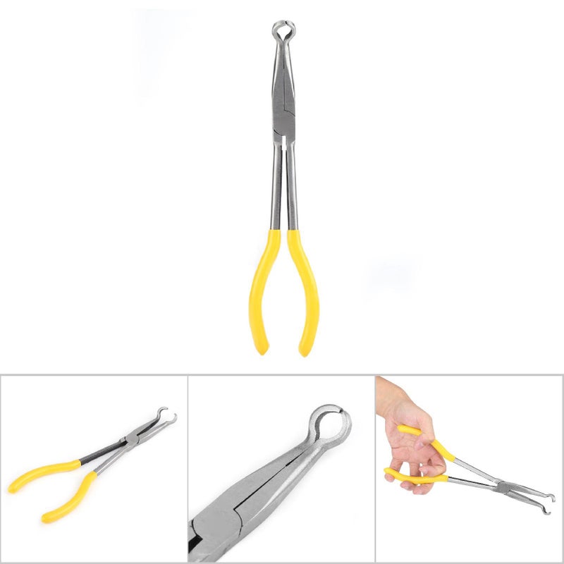 270mm Extra Long Steel Pliers Craft Vehicle Repairing Maintenance Tool (O Shape) - Image 1