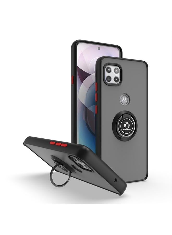 erorex Case For Motorola One 5G Ace Q Shadow 1 Series TPU + PC Phone Case with Ring - Image 1