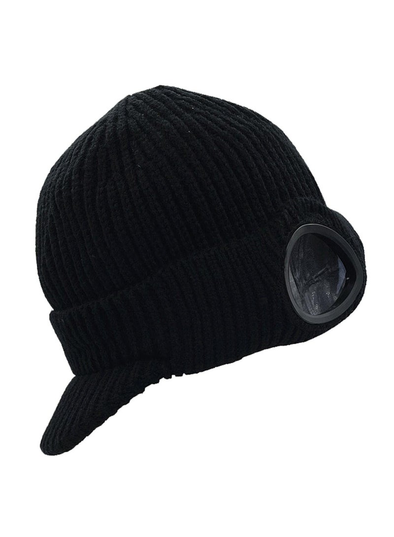 KASTWAVE 1 Pcs Distressed Balaclava Knitted Beanie Caps Balaclava Winter Warm Outdoor Knit Cap Thick Beanie Caps for Men Women - Image 4