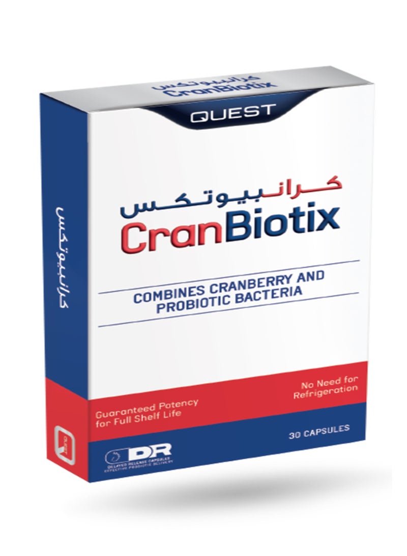 Quest Cranbiotix Capsules 30S