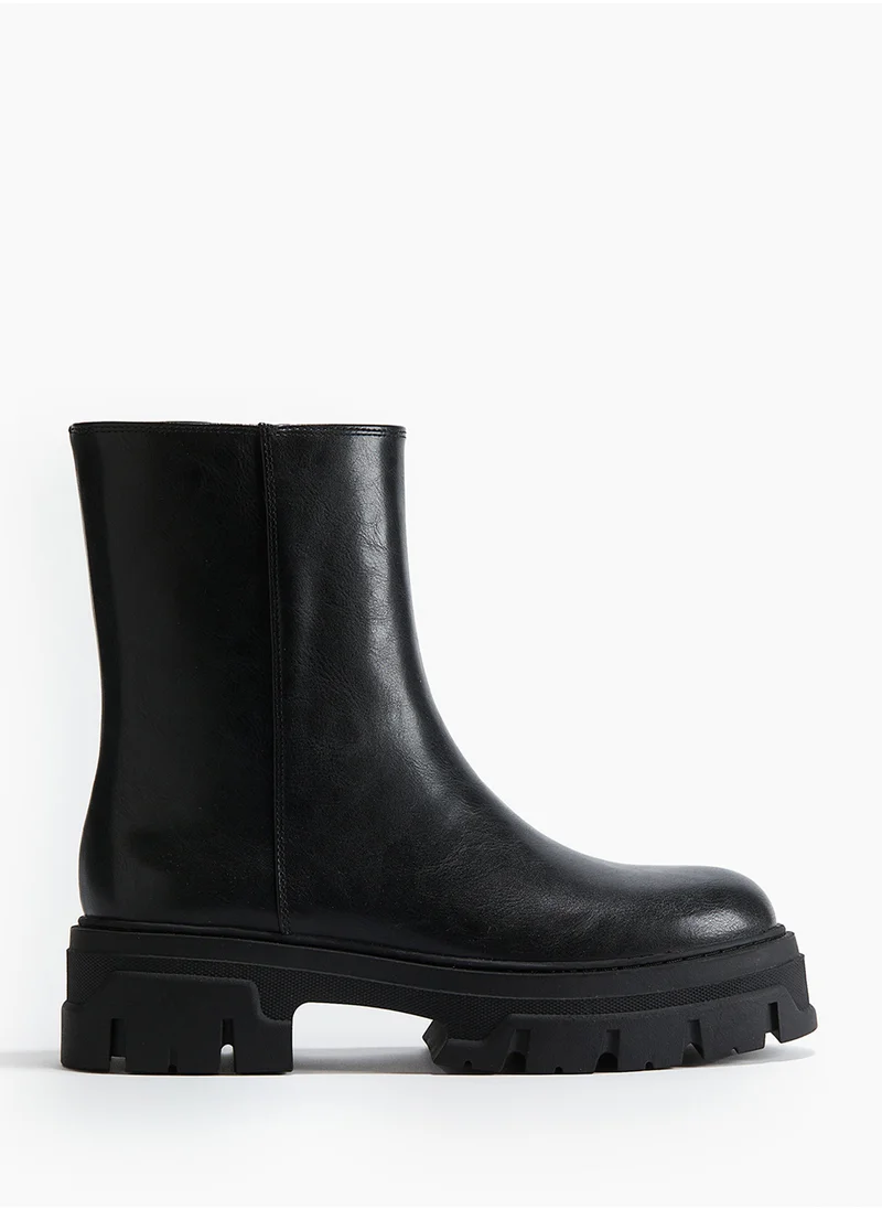 H&M Chunky Ankle Boots