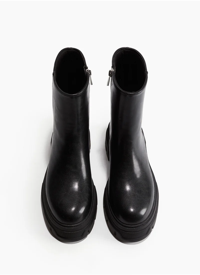 H&M Chunky Ankle Boots