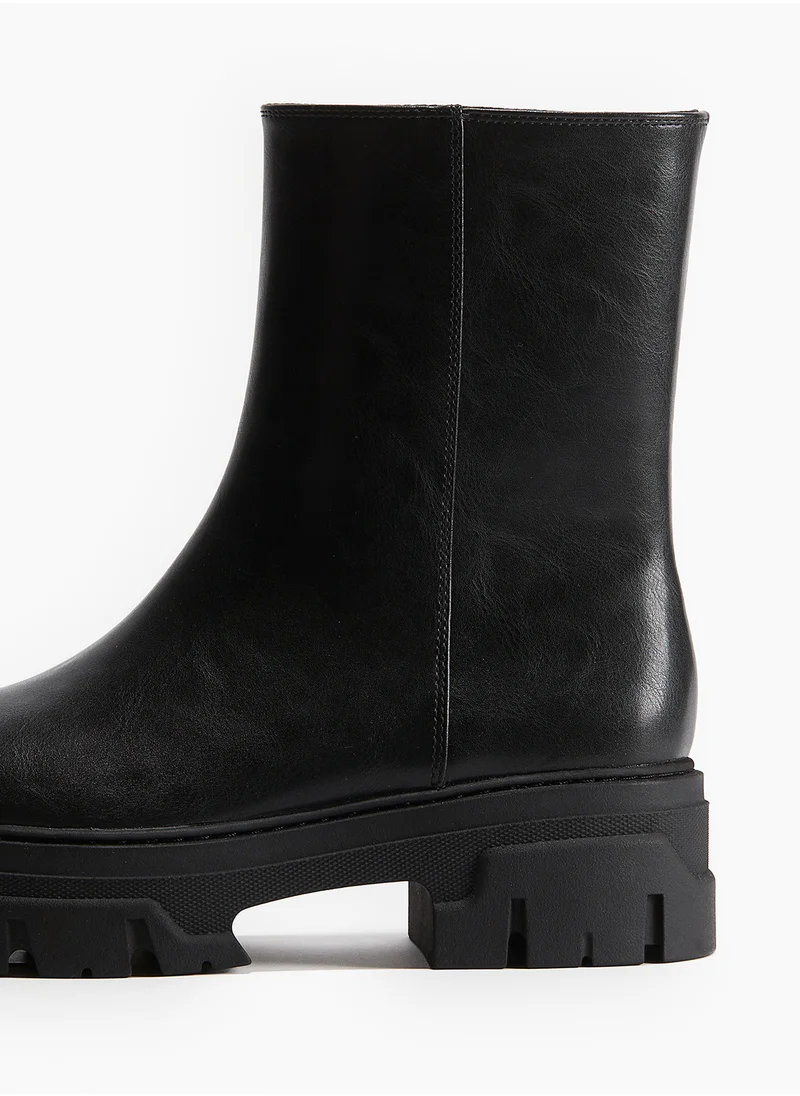 H&M Chunky Ankle Boots