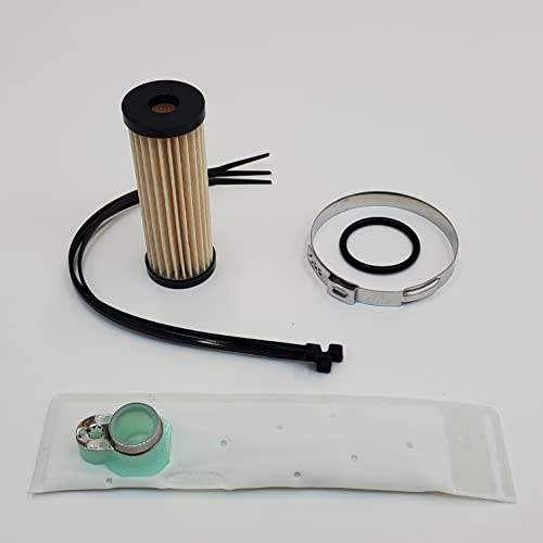 Billet Proof Designs Complete Fuel Pump Filter Kit with O-Ring, Pick-Up Filter, Clamp & Tie-Downs for 2007-2021 Harley Sportster XL Models with Delphi EFI/Fuel Injection - Replaces HD #75304-07A - Image 1