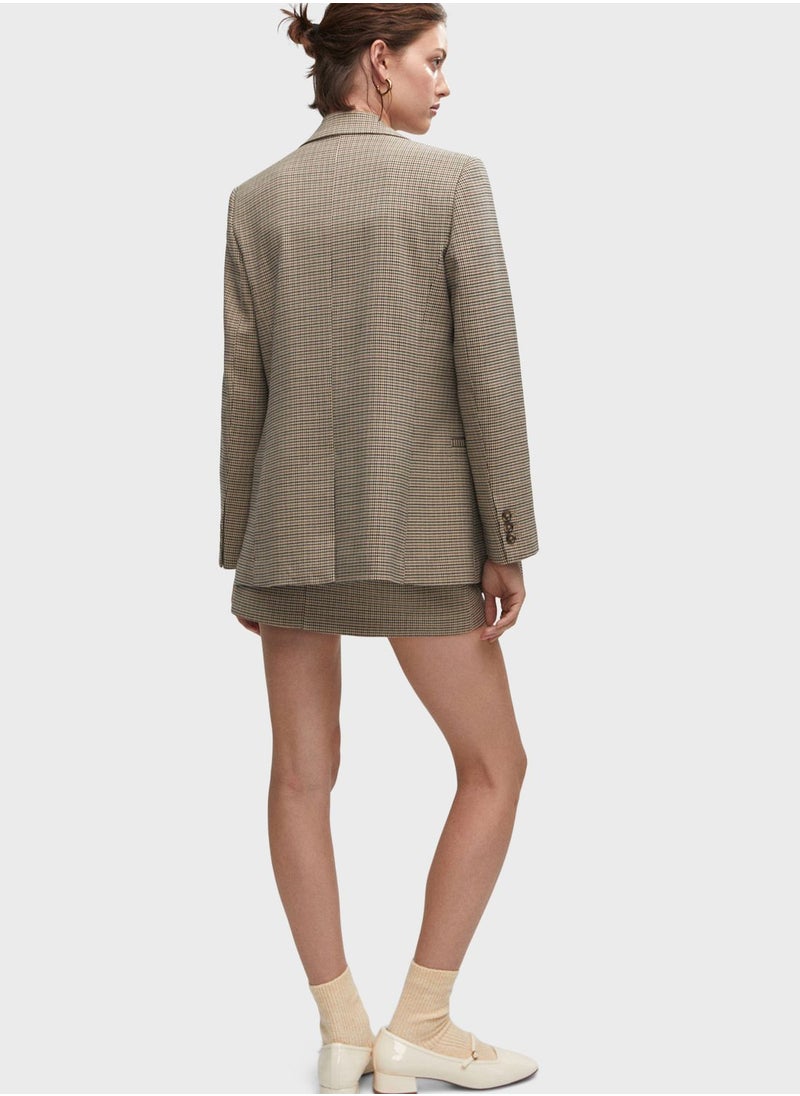 MANGO - High Waist Mini Skirt - Image 1