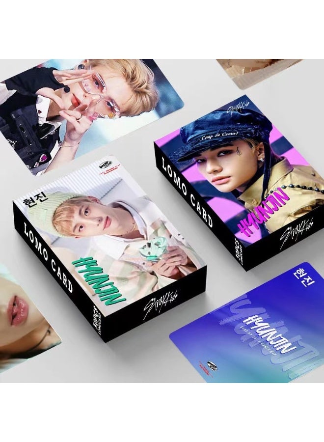 NIBEMINENT 30 Pcs Kpop Stray Kids - Hyunjin Lomo Cards Card For Fans Collection Gifts - Image 1