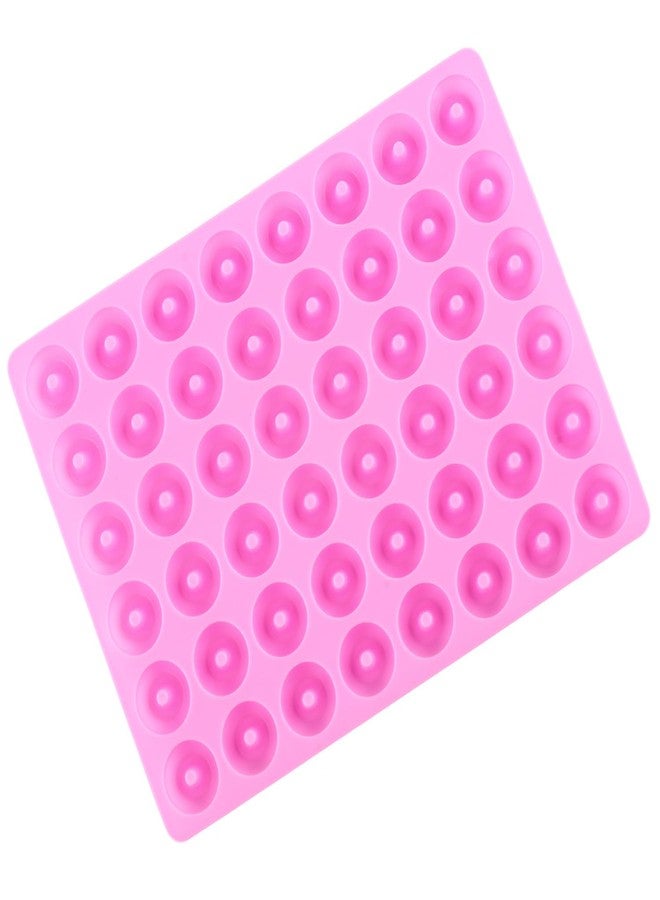 YIMINGMOLD قالب سيليكون على شكل دونات من YIMINGMOLD، قالب حلوى جيلاتينية، قالب دونات صغير، قالب حلوى شوكولاتة، لون وردي - Image 5