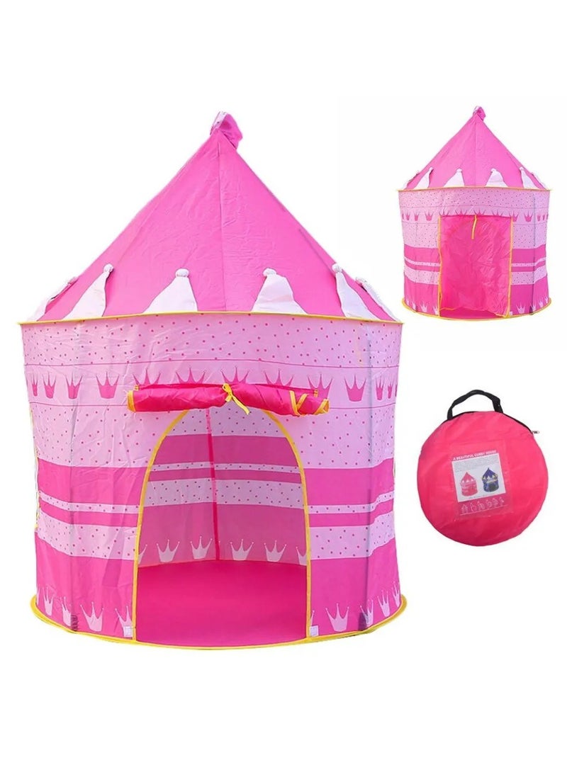 Indoor and outdoor pop-up princess castle play house tent  - Image 1