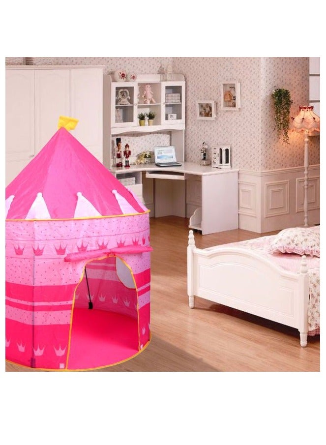 Indoor and outdoor pop-up princess castle play house tent  - Image 2