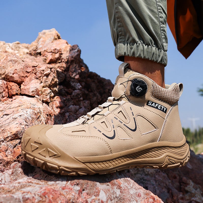 Breathable Steel Toe Safety Shoes Puncture Resistant Work Shoes - Image 5