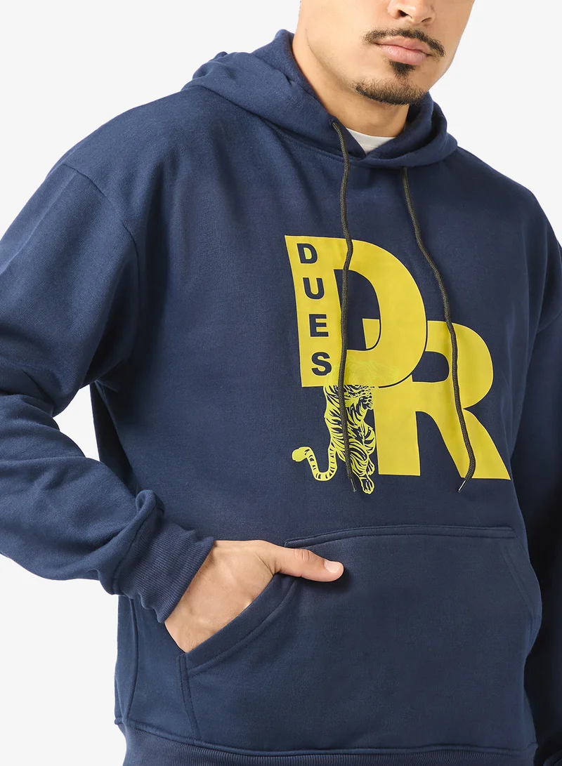 Seventy Five Graphic Print Hoodie