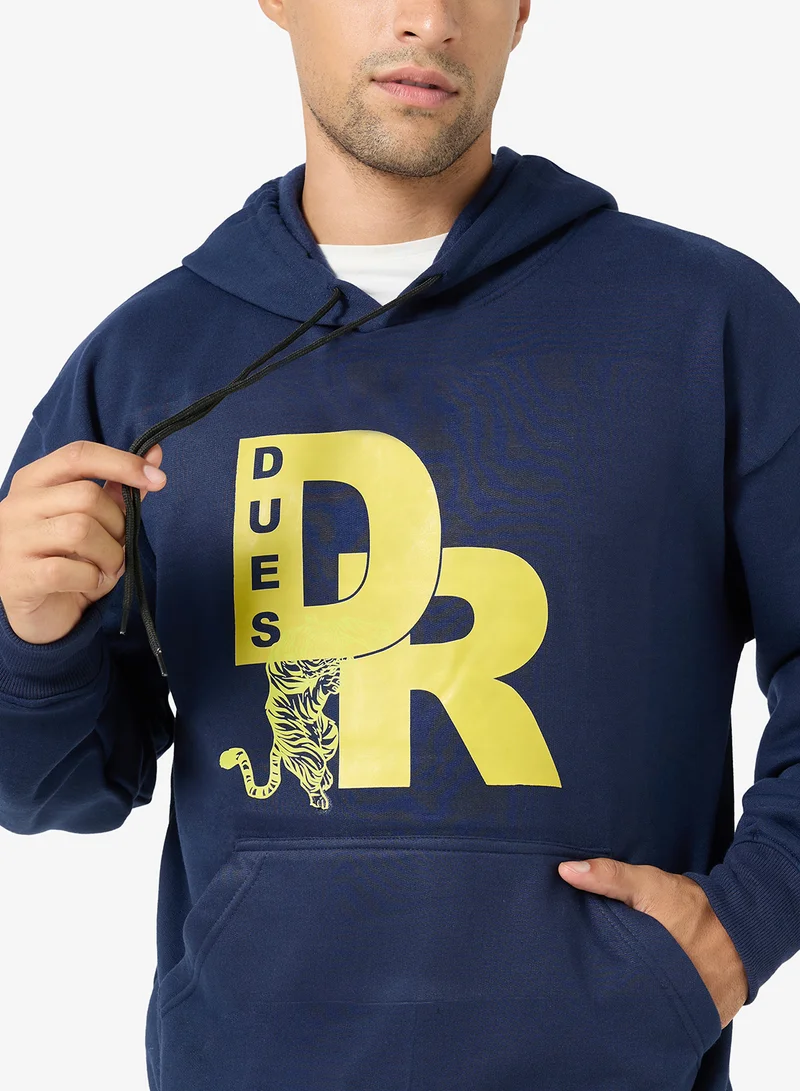 Seventy Five  Graphic Pullover Hoodie for Men | Best Price UAE