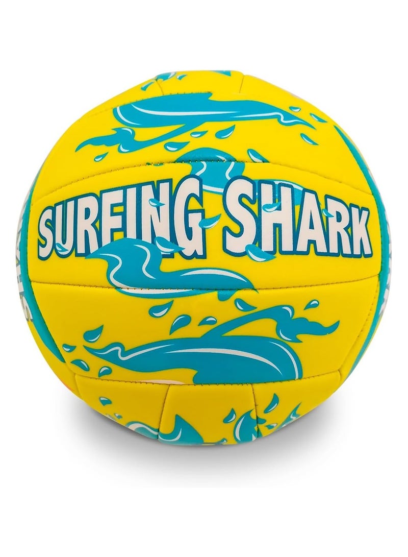 Mondo PVC Beach Volleyball Surfing Shark | Beach Ball | Inflatable Ball | Beach and Water Toys | Summer Toys | Perfect gift for Kids and Toddlers - Image 2