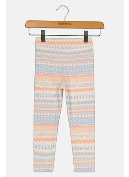 Rumi + Ryder Toddler Girl All Over Print Pull On Leggings, White  - Image 2