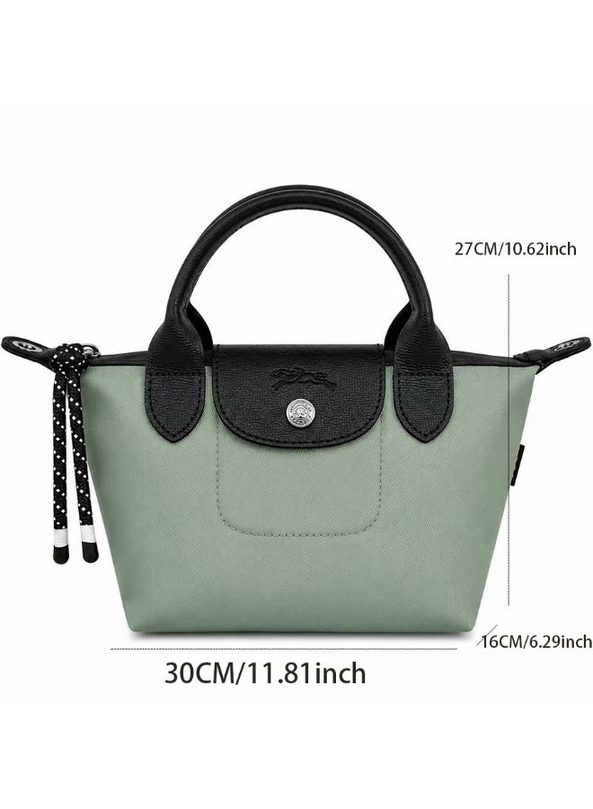Longchamp Energy Large Crossbody Tote Bag in Soft Sage Green - Image 2