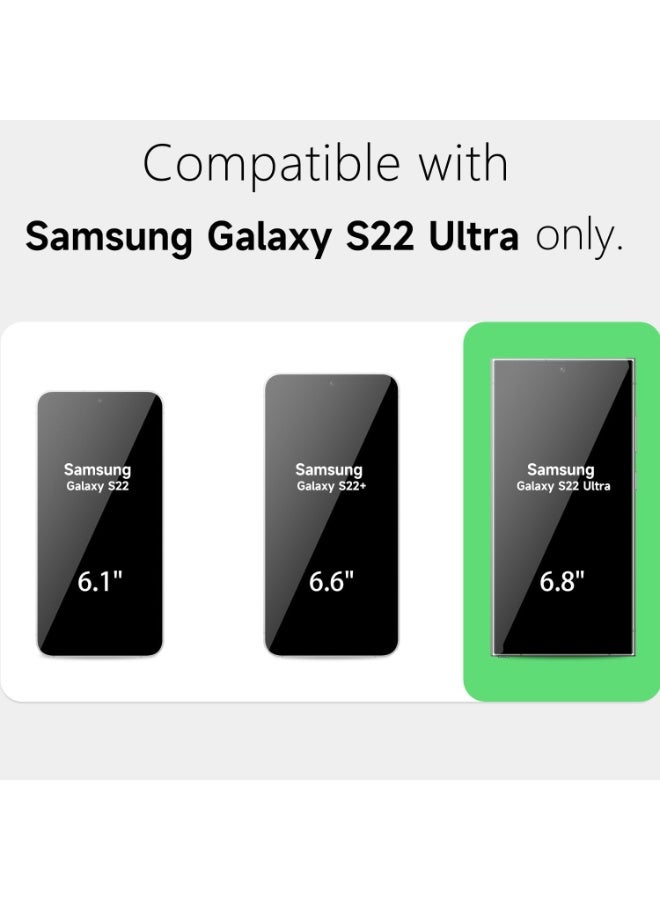 Houmt Samsung Galaxy S22 Ultra Phone Case Liquid Silicone Slim Thin Soft Rubber Case Plain Smooth Gel Cover for Samsung Galaxy S22 Ultra 6.8-inch - Image 2