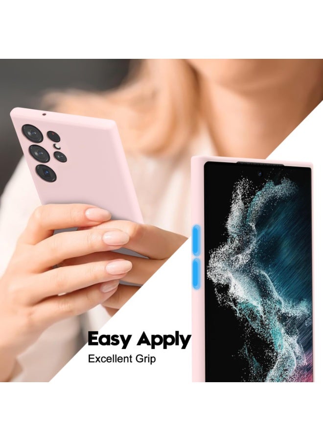 Houmt Samsung Galaxy S22 Ultra Phone Case Liquid Silicone Slim Thin Soft Rubber Case Plain Smooth Gel Cover for Samsung Galaxy S22 Ultra 6.8-inch - Image 5