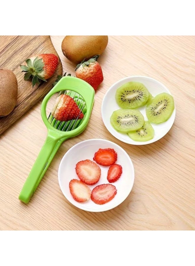 Green Multi-Functional Stainless Steel Slicer Kitchen Tool, 19cm - Image 4