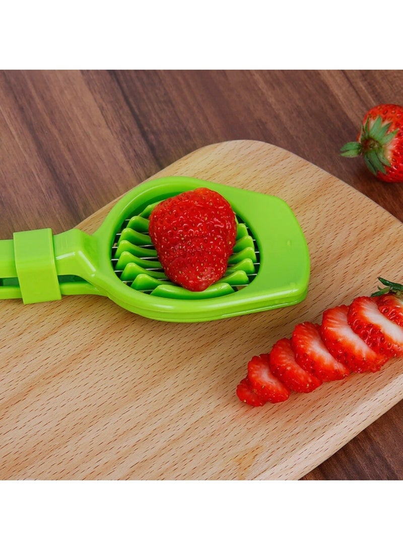Green Multi-Functional Stainless Steel Slicer Kitchen Tool, 19cm - Image 5